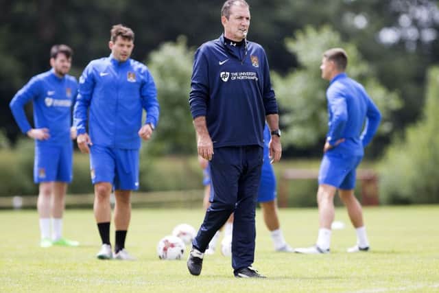 Cobblers assistant boss Paul Wilkinson is looking forward to the opening pre-season friendly of the summer at Sileby Rangers on Saturday