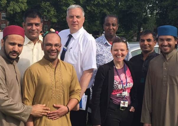 Community Engagement Officers from Northamptonshire Police joined thousands of people from Northamptons Muslim community  for the Eid celebrations