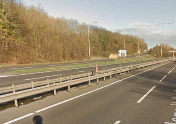 A man was killed after he ran into the path of a lorry on the A45 in Northampton. Google image.