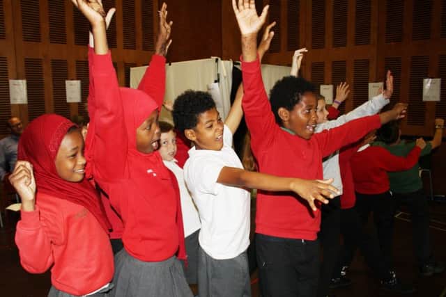 Spring Lane pupils at Royal & Derngate