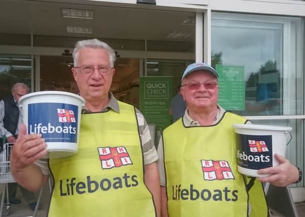 RNLI Northampton's volunteers collected donations at Waitrose's Kingsthorpe store