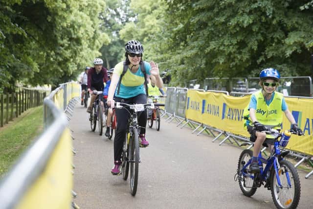 Delapre Abbey, Northampton Tour ride Northamptonshire to celebrate Women's Tour.
Start of the fun ride NNL-160717-142714009