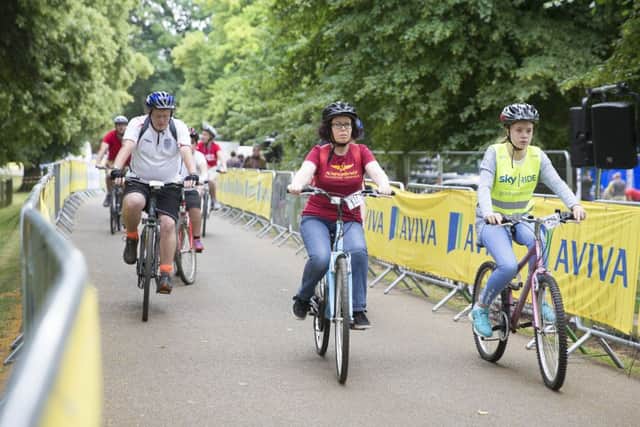 Delapre Abbey, Northampton Tour ride Northamptonshire to celebrate Women's Tour.
Start of the fun ride NNL-160717-142743009