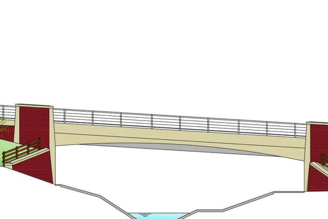 One of the new bridges