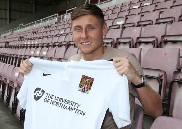 SETTLING IN AT SIXFIELDS - new Cobblers signing Harry Beautyman (Picture: Pete Norton)