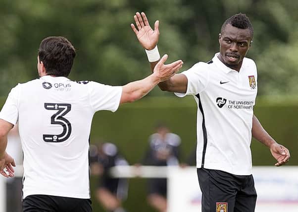 Gaby Zakuani has quickly settled into life at Sixfields