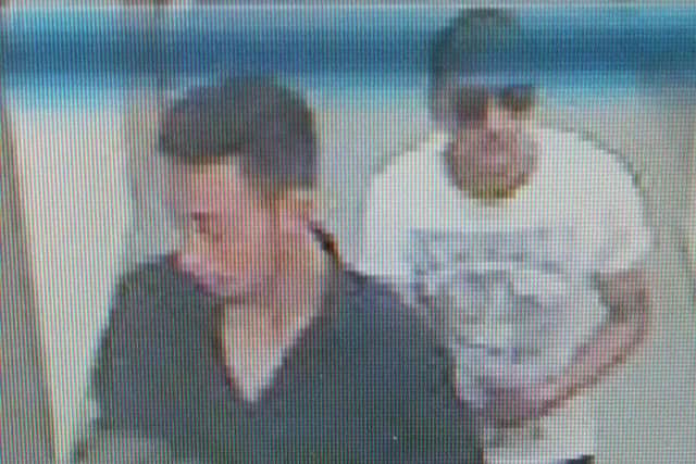 Officers have released a CCTV image of two men who may be able to assist in an investigation into an alleged burglary which took place at a medical centre in Northampton.