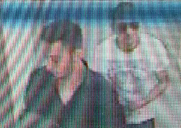 Officers have released a CCTV image of two men who may be able to assist in an investigation into an alleged burglary which took place at a medical centre in Northampton.