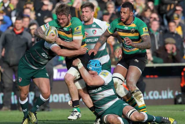Saints and Leicester will lock horns in the LV= Cup (picture: Sharon Lucey)