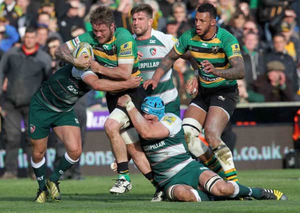Saints and Leicester will lock horns in the LV= Cup (picture: Sharon Lucey)