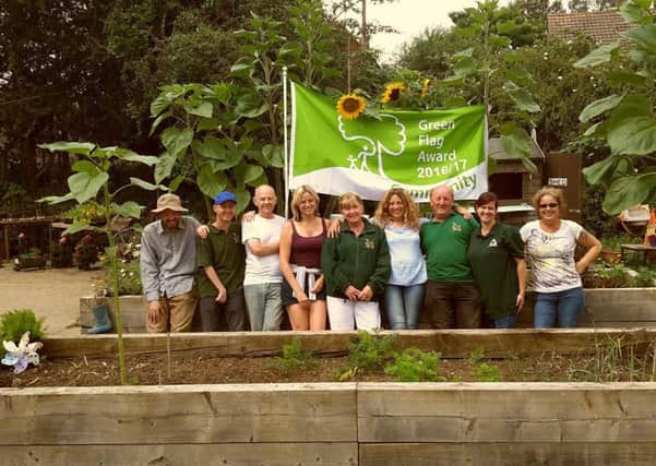 Kettering's Green Patch has received the Green Flag award