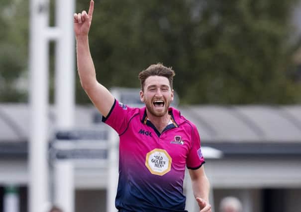 CLEANING UP - Richard Gleeson claimed five wickets as Northants Steelbacks beat Worcestershire Rapids