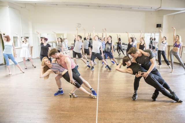 Thoroughly Modern Millie in rehearsals