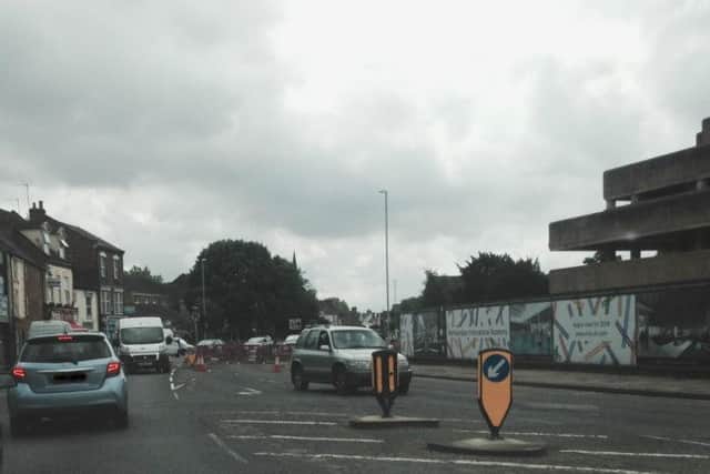 Roadworks on Barrack Road are expected to last another week.