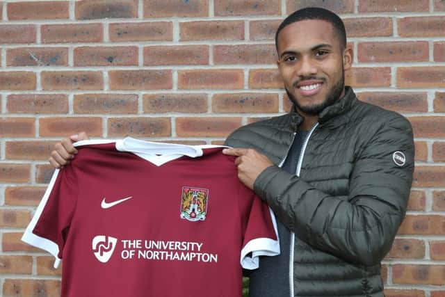 NEW MAN AT SIXFIELDS - Swansea City's Kenji Gorre has signed on loan at the Cobblers (Picture: Pete Norton)