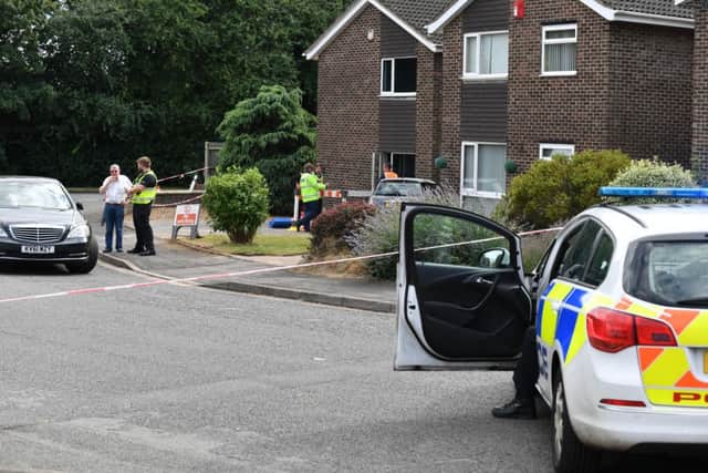 Gas meter hit in Dulverton Road Abington NNL-160729-172821009