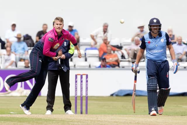 Josh Cobb bowled and batted well for the Steelbacks (picture: Kirsty Edmonds)