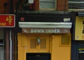 Down Under bar in Wellingborough Road, Northampton