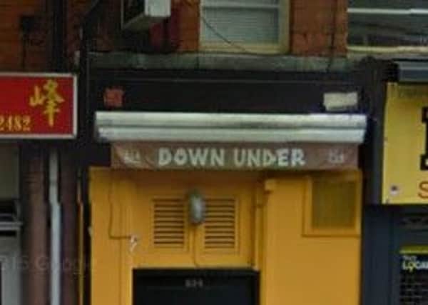 Down Under bar in Wellingborough Road, Northampton