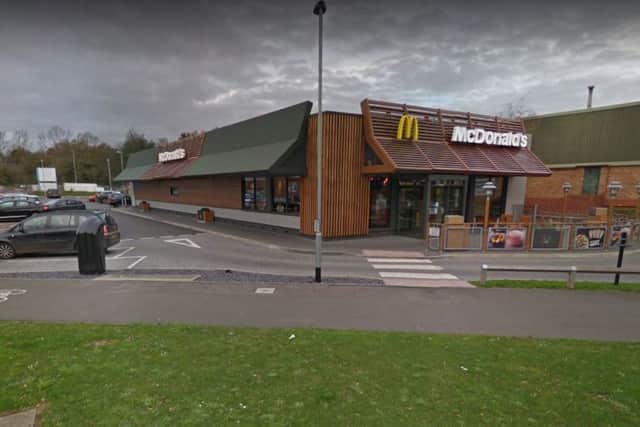 Mr Campbell was turned away from the McDonald's restaurant in Northfield Avenue.