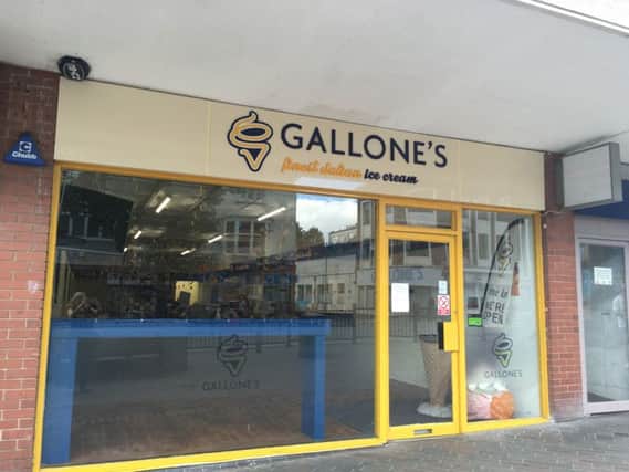 Gallone's outlet in Abington Street has closed only a year after it opened.