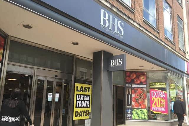 BHS in Northampton has now closed