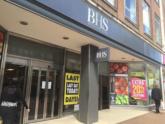 BHS in Northampton has now closed