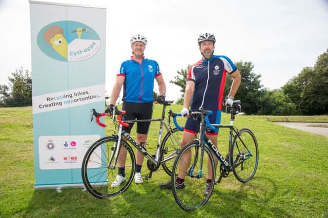 TWO officers from Northamptonshire Police will be among those aiming to travel 280 miles in four days as part of a charity bike ride.