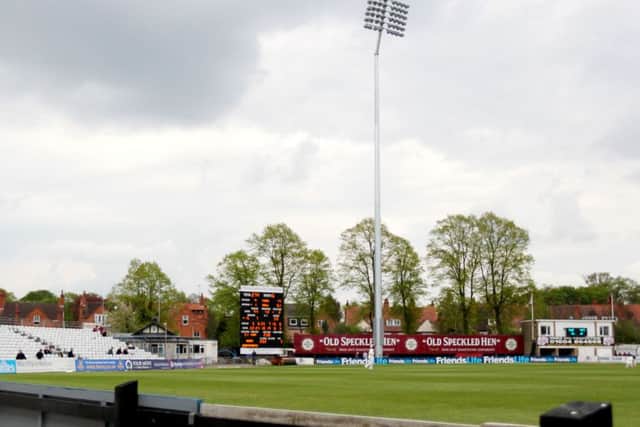 Northants County Cricket Ground.