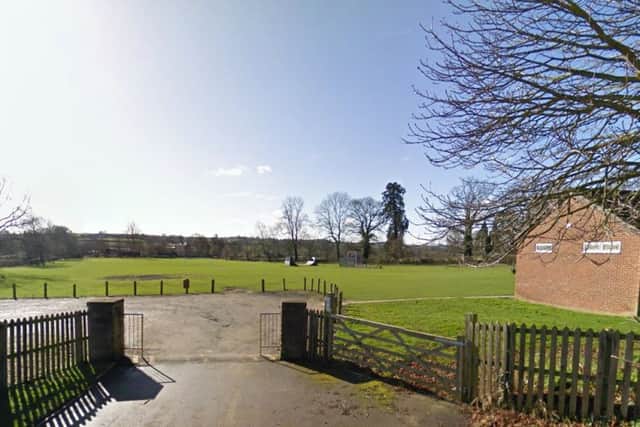The Brodie Lodge Playing Field in Flore