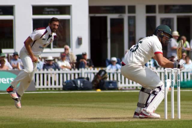 Ben Sanderson impressed for Northants again (picture: Peter Short)
