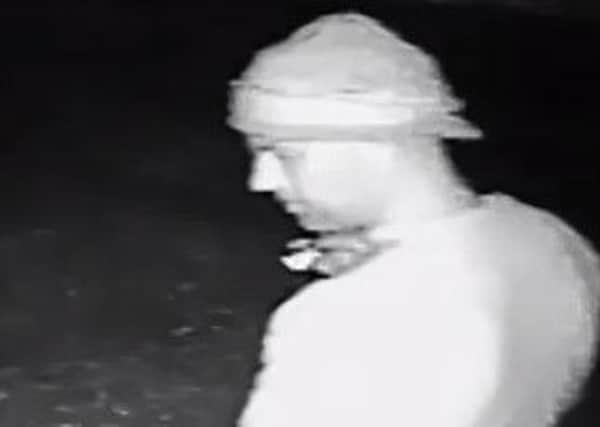 Police want to speak to this man about the attempted burglary