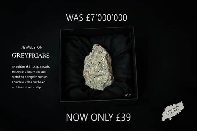 A new art project is displaying pieces of rubble from the Greyfriars Bus Station site
