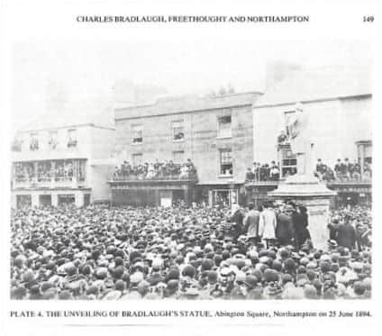 A statue was unveiled to Charles Bradlaugh in Abngton Square in 1894.