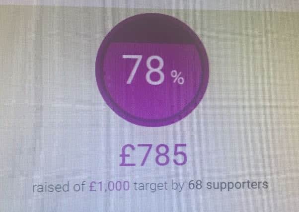 The JustGiving page has already raised Â£785