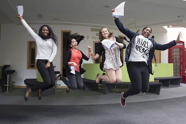 Malcolm Arnold A level Results
L-R Christiana Faola, Pallavi Kalpande, Amy Birch and Jasmin Afful NNL-150813-121628009