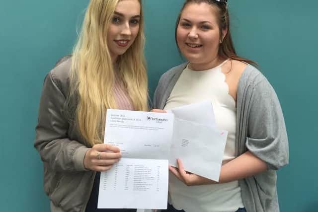 College students Lauren Plumer and Jess Bliss