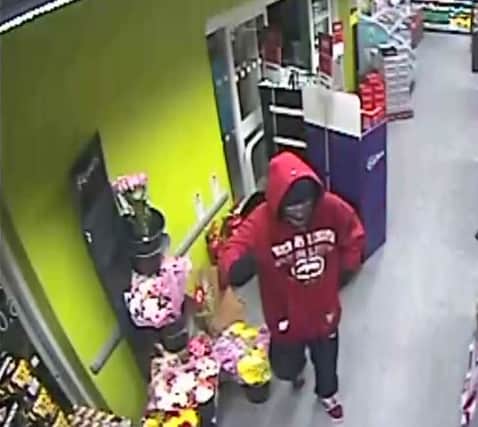 This is the man police want to interview in connection with the Co-op robbery