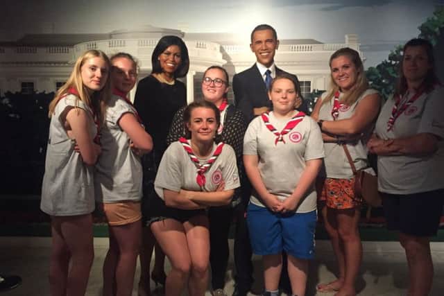 Senior Section Guides Ellie Cox, Selina Trory, Josie Pamment, Helen Odams and Imo Morrow-Goodman have returned from a trip of a lifetime in the US and Canada as victors of the Senior Section Go Stateside competition.