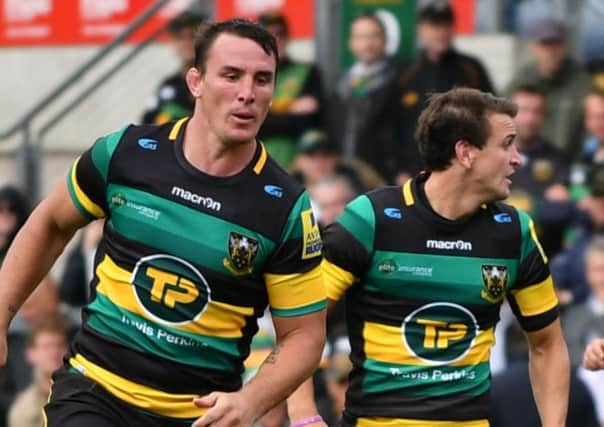 Louis Picamoles made his first appearance at Franklin's Gardens on Saturday (picture: Dave Ikin)
