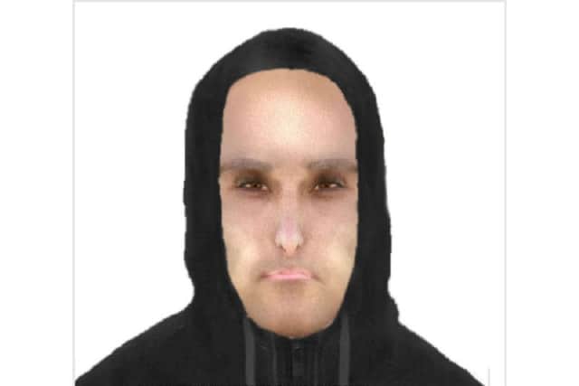 The E-fit of one of the suspects