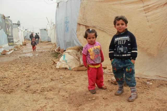 Picture shows refugee children in a temporary camp, courtesy of Children on the Edge. Northamptonshire County Council informed the Government it could not take any refugees in back in March. However a grassroots movemement is trying to make local concils change their minds.