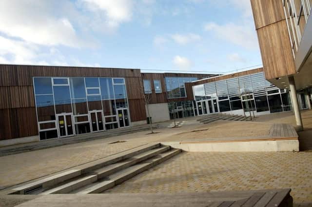 Students are opening their GCSE results at Northampton Academy today