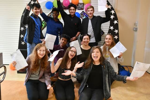 Pupils at Thomas Becket Catholice school are celebrating thier GCSEs