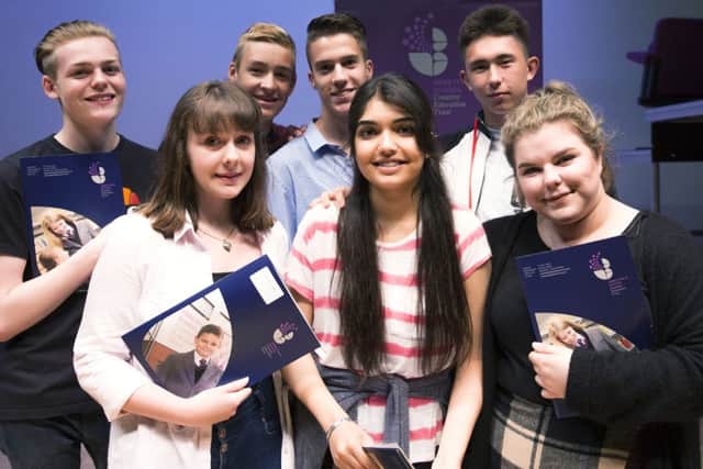 GCSE Results - Abbyfield
Front L-R Joanna Wickham, Sanjeet Kaur and Poppy Jones
Back L-R Callum Slimm, Ross Balerson, Kamil Targonski and Andrew Groves NNL-160825-114503009