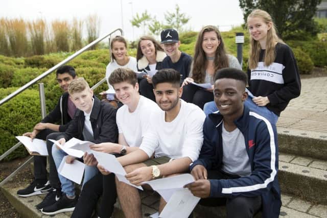 GCSE Results - Caroline Chisholm
Hiren Mistry, Sam Owusu, Jonah Brasbury, Ajay Patel, Chris Hosking, Harry Hesketh, Abi Wyeth, Jodie Parker, Kirsten Burrows and Katie Spragg NNL-160825-114641009