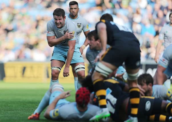 Calum Clark suffered a shoulder injury in the pre-season win at Wasps last October (picture: Kirsty Edmonds)