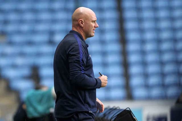 Rob Page felt his side should have beaten Coventry on Saturday. Picture by Sharon Lucey