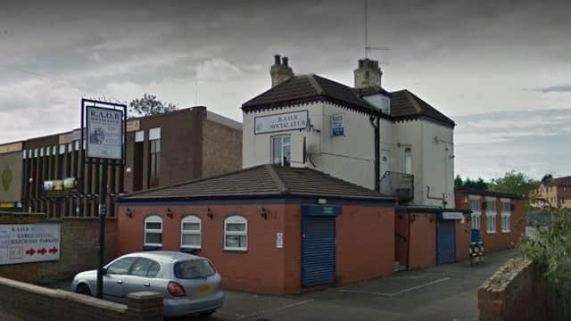 The RAOB Club in Coventry, where an assault is alleged to have taken place. Seven Cobblers fans have been arrested in relation to the incident.