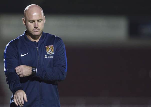 NOT HAPPY - Cobblers boss Rob Page has apologised for the team's performance in the defeat to Wycombe Wanderers (Pictures: Kirsty Edmonds)